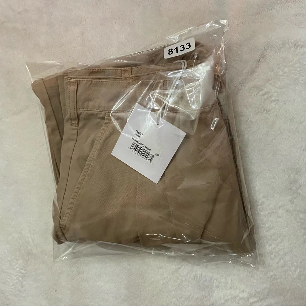 New! Pistola Ellery High Rise Wide Leg Trouser in Sesame 28133 - Picture 13 of 13